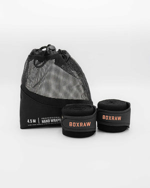 180" We Don't Play Boxing Hand Wraps - Black