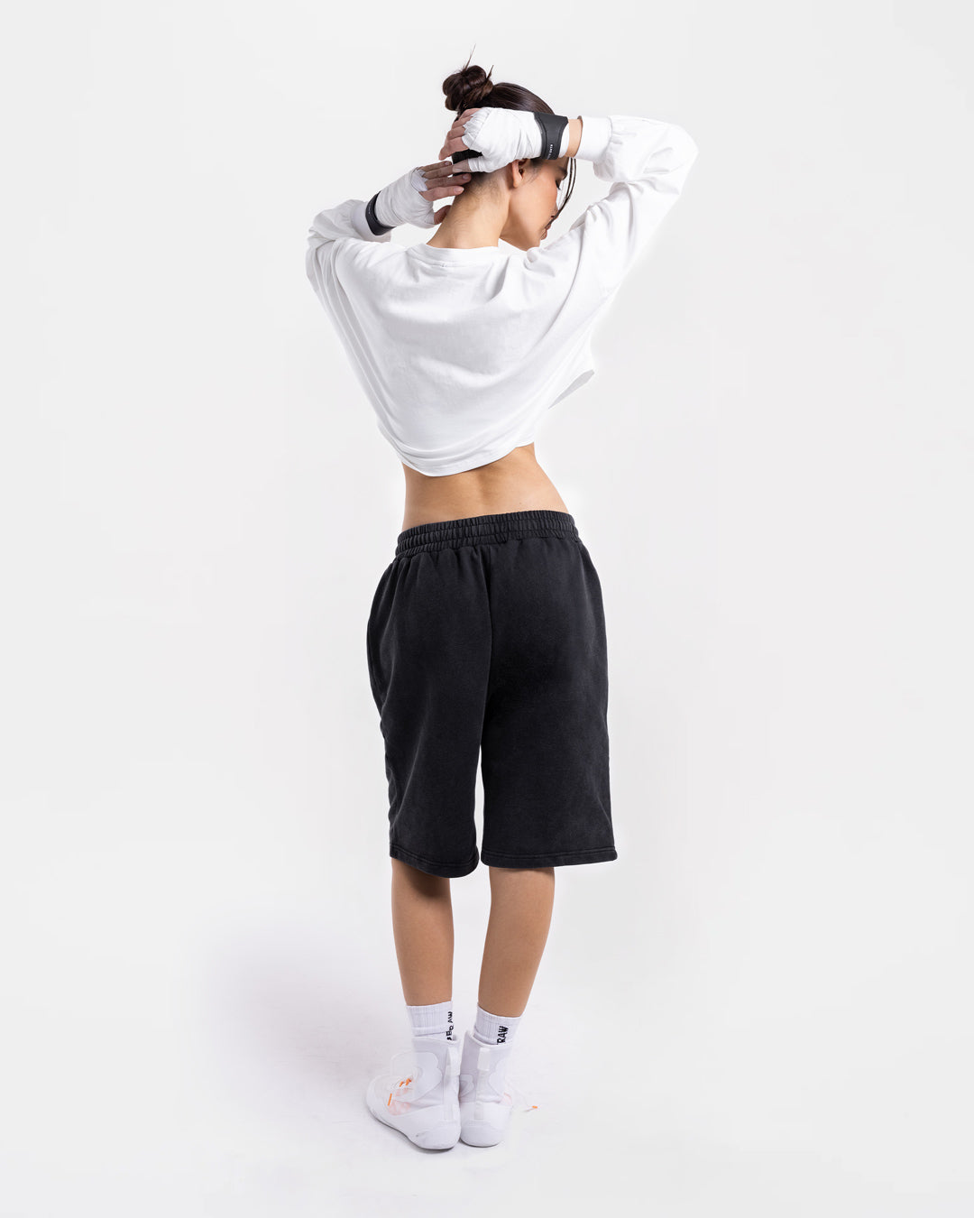 Sparring Club Sweat Shorts - Washed Black