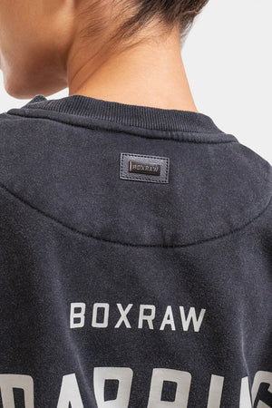 Sparring Club Oversized Sweatshirt - Washed Black