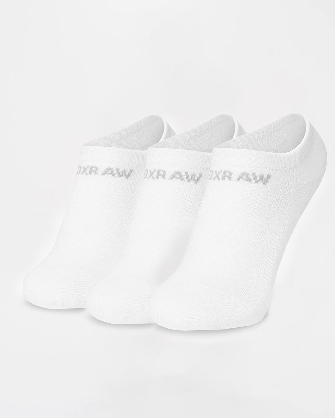 BOXRAW Trainer Socks (3 Pairs) - White