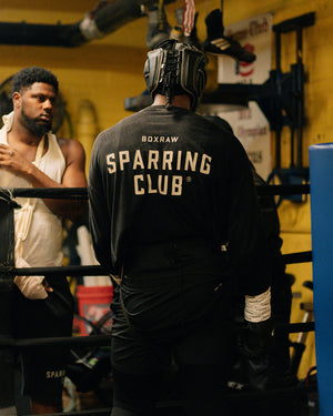 Sparring Club Long Sleeve T-Shirt - Washed Black