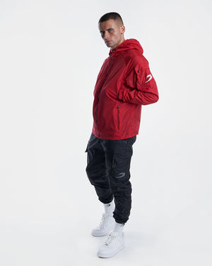 Dundee Windbreaker Jacket - Red - BOXRAW