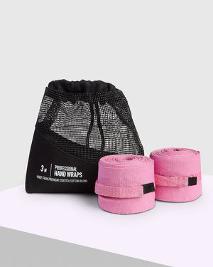 120" BOXRAW Hand Wraps - Pink
