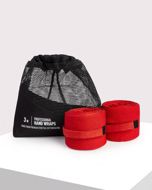 120" BOXRAW Hand Wraps - Red