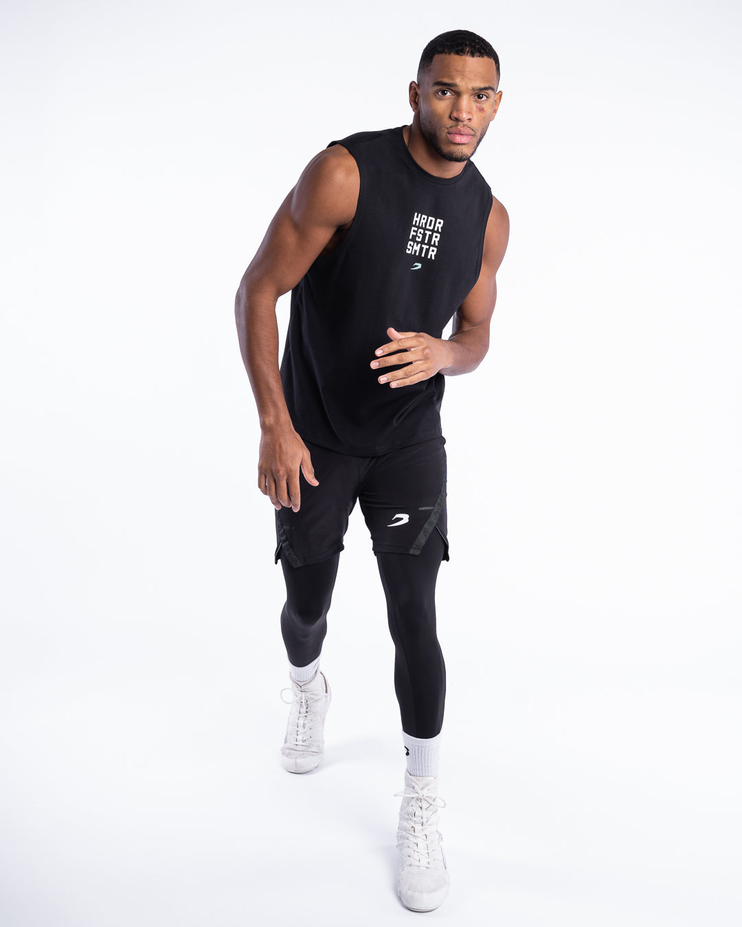 HRDR FSTR SMTR Muscle Tank - Black