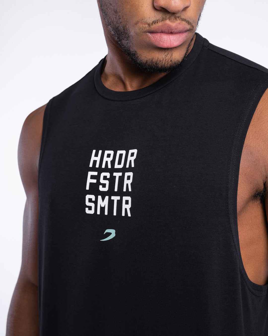 HRDR FSTR SMTR Muscle Tank - Black