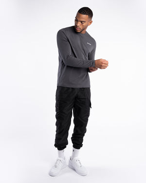 BOXRAW Long Sleeve T-Shirt - Charcoal