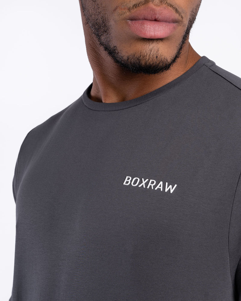 BOXRAW Long Sleeve T-Shirt - Charcoal