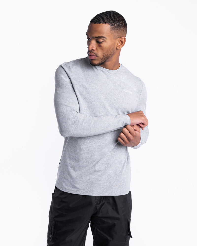 BOXRAW Long Sleeve T-Shirt - Grey