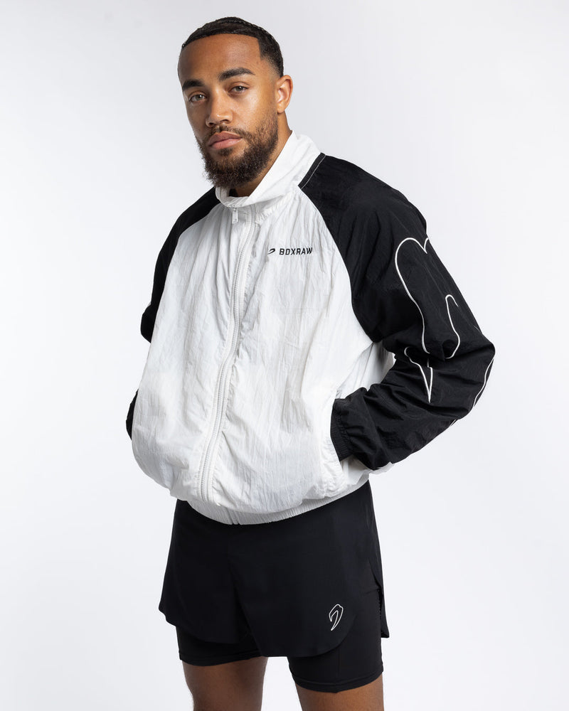 Tunero Track Jacket - White/Black