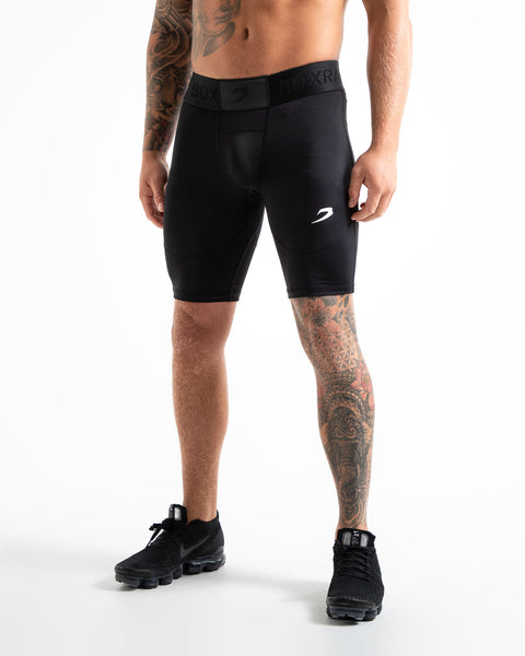 New NIKE PRO COMPRESSION Mens Combat Shorts Pants Black 2XL XXL