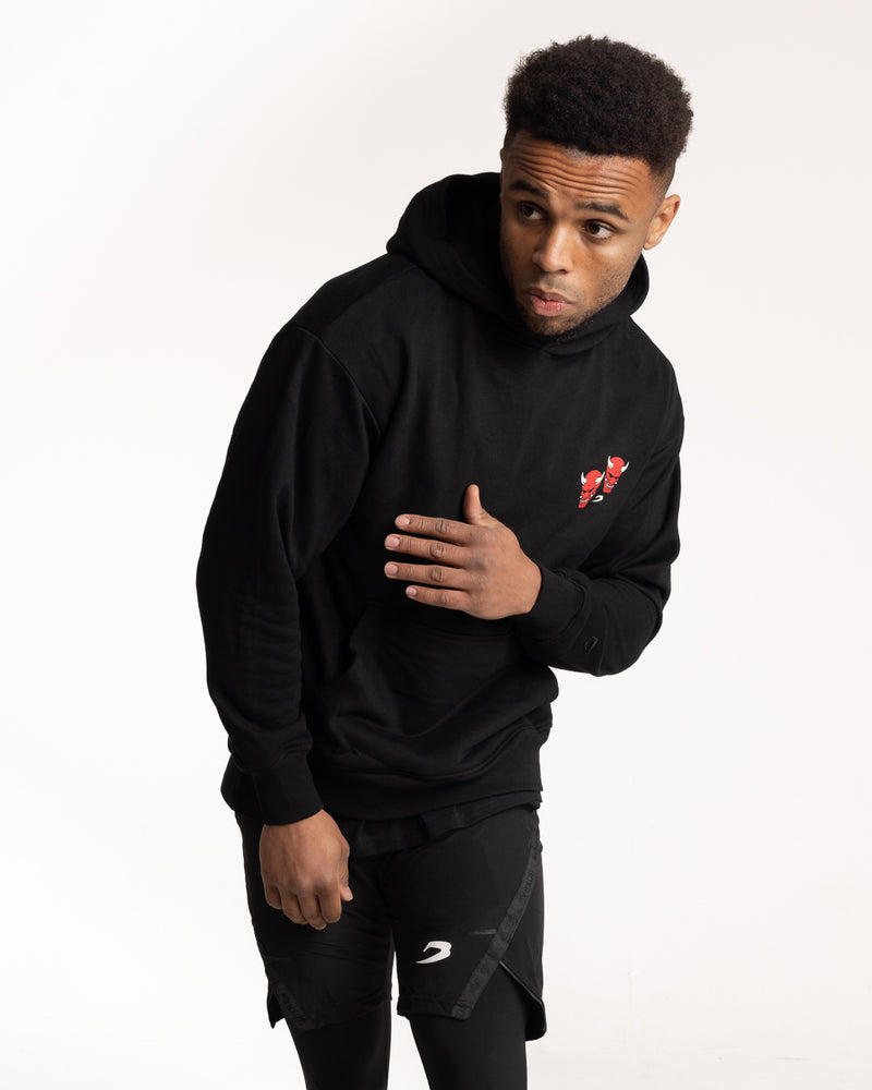 Death Before Dishonor Oversized Hoodie - Black