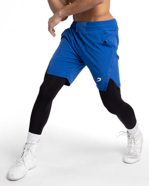 Creed III x BOXRAW Pep 2-in-1 Shorts  - Blue/Black