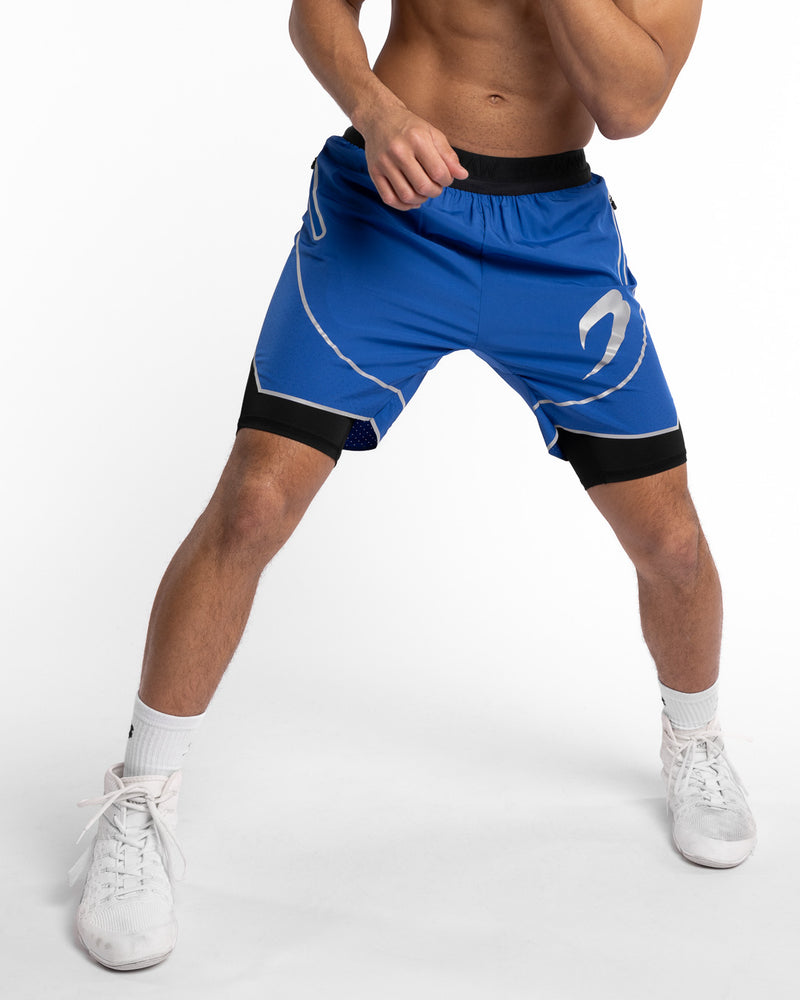 Creed III x BOXRAW Wilde 2-in-1 Shorts - Blue