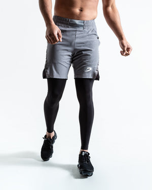 PRO Trail 2in1 Shorts M - Grey