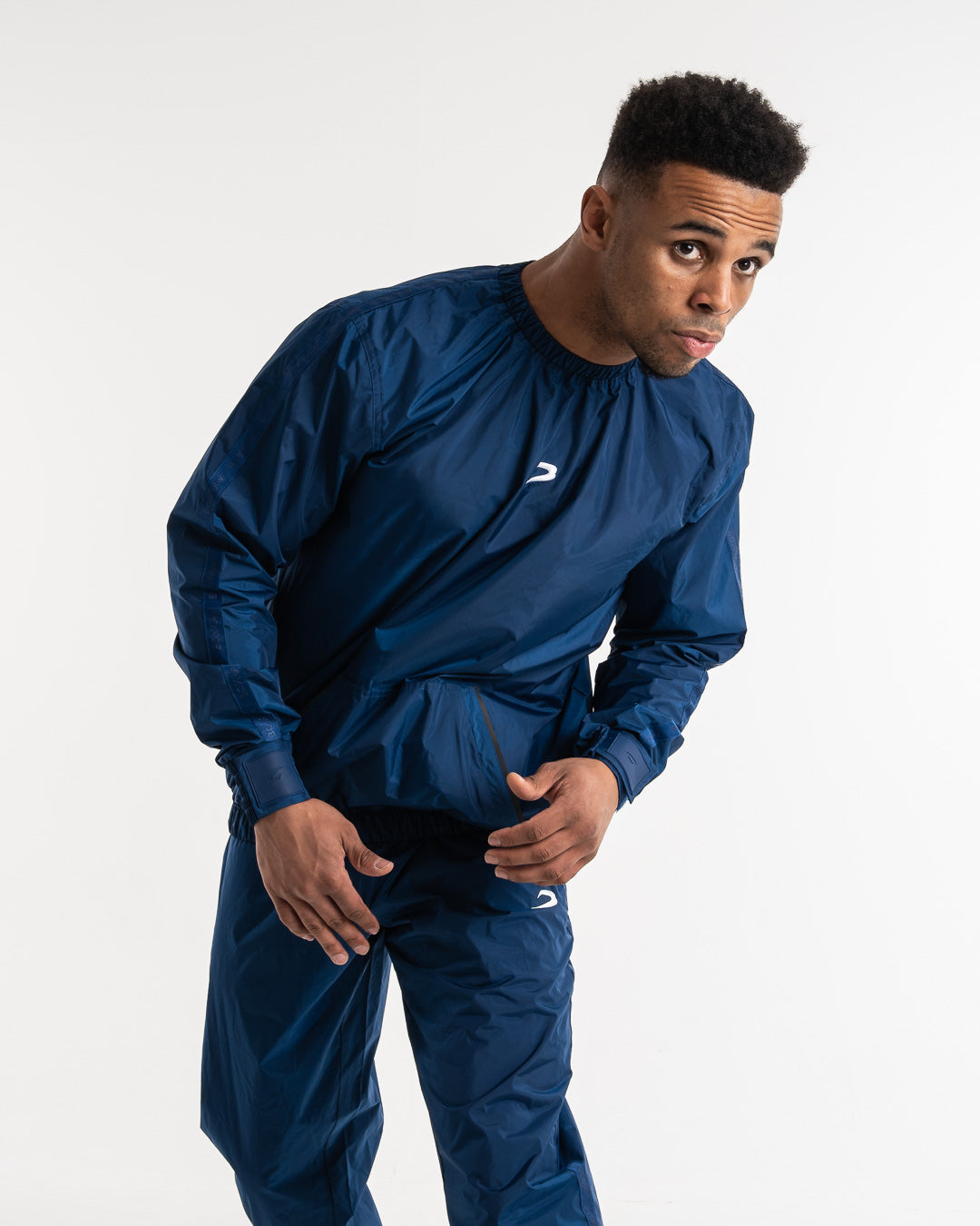 Hagler Sauna Suit 2.0 Navy Essential Weight Loss Tool BOXRAW