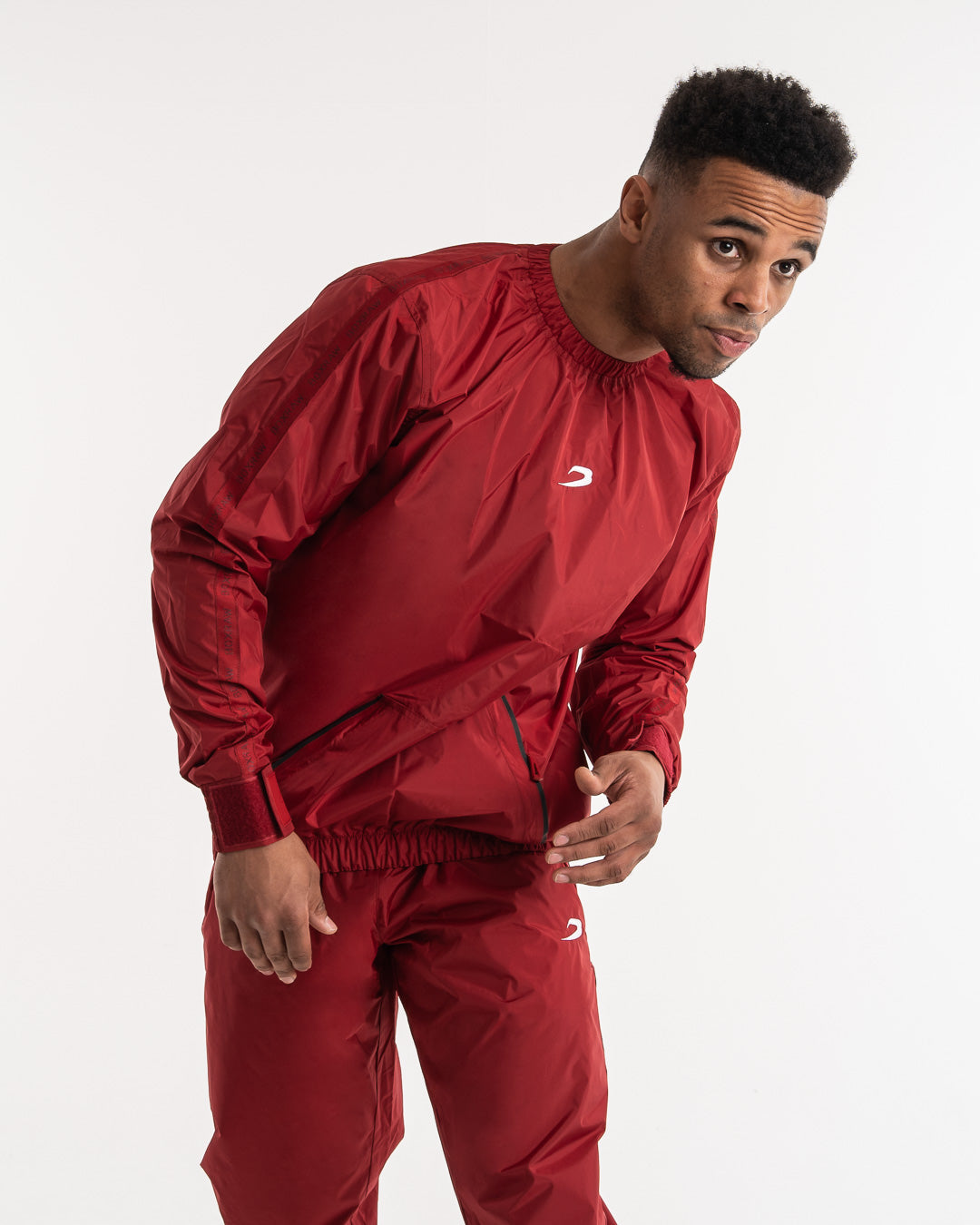 Hagler Sauna Suit 2.0 Red Essential Weight Loss Tool BOXRAW