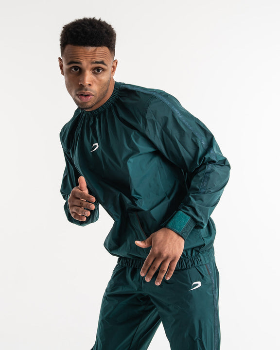 Hagler Sauna Suit 2.0 Green Essential Weight Loss Tool BOXRAW