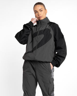 Creed III x BOXRAW Walker Track Jacket - Black/Charcoal