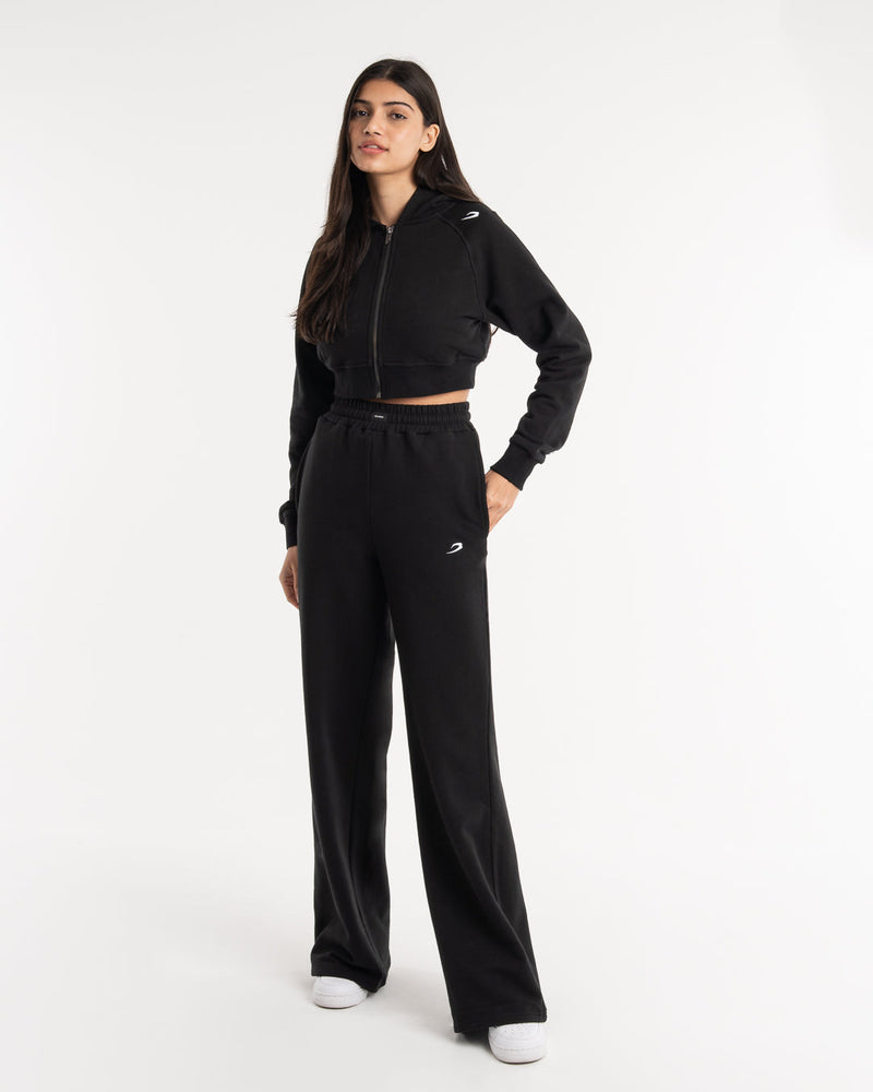 Winstone Wide Leg Bottoms - Black