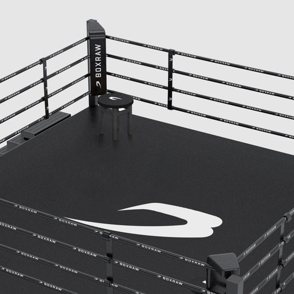 BOXING RING CANVAS 黒いナイロンリングマット Boxing Ring Canvas & Dressing - Black/Classic | BOXRAW